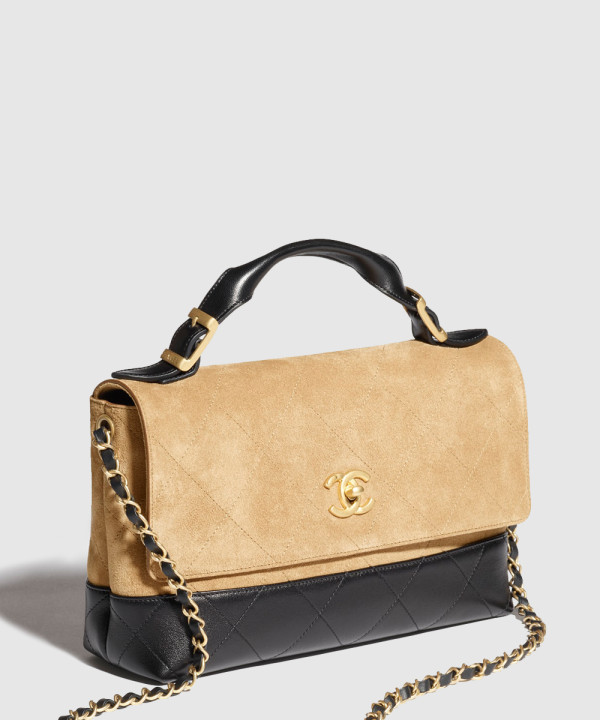 핸들 장식의 라지 플랩백 AS5637