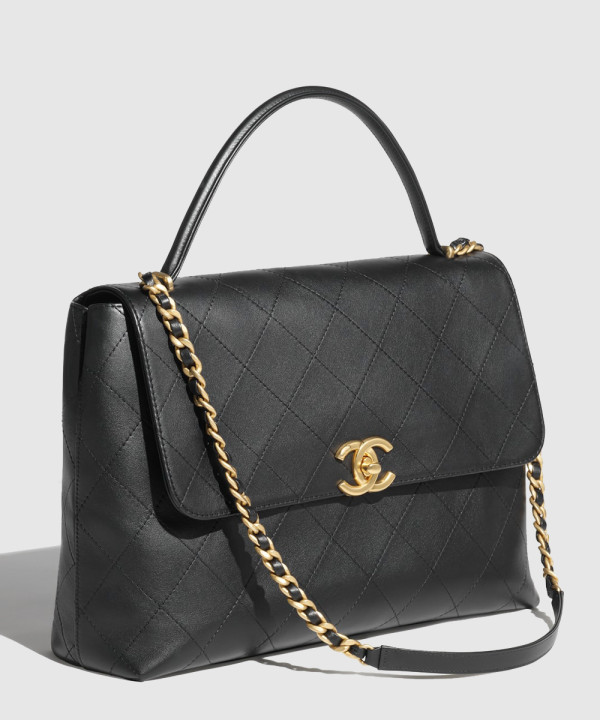 핸들 장식의 맥시 플랩백 AS5543