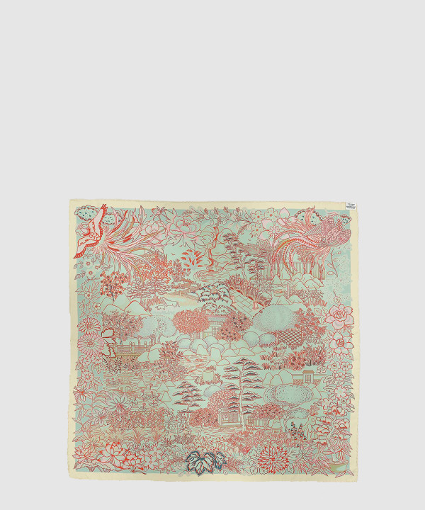 Mille Feuilles de Soie 더블 페이스 스카프 90