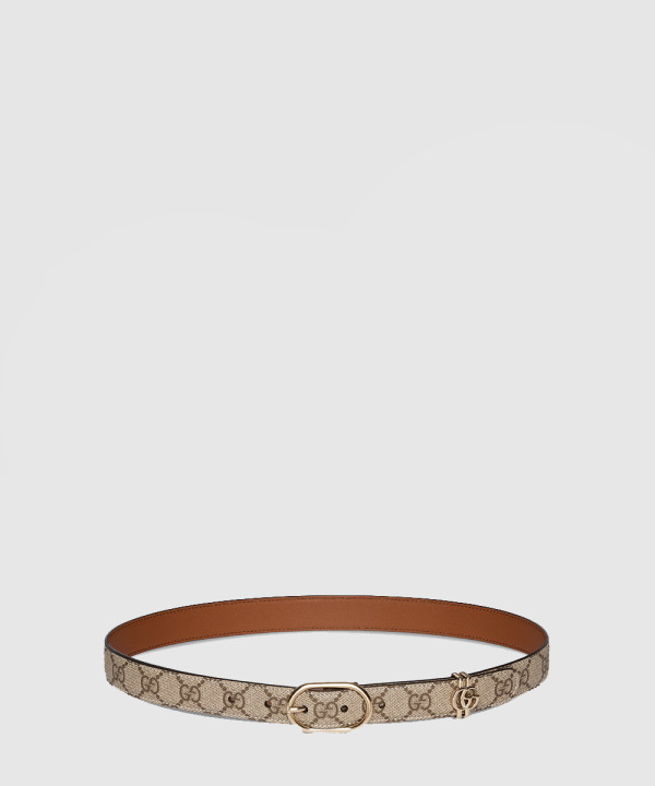 타원형 버클 GG 벨트 813004