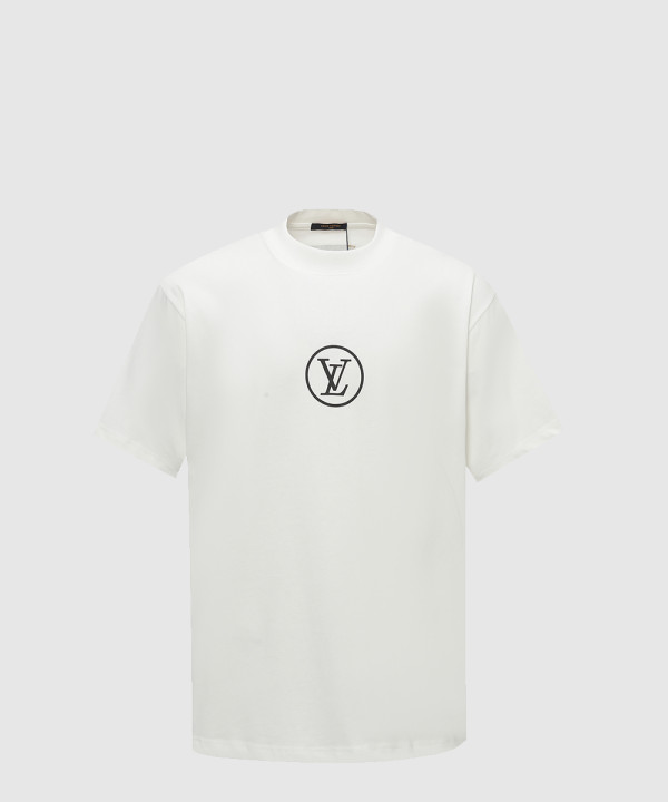 동그라미 레터링 프린트 반팔