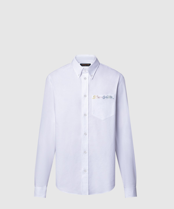 엠벨리시드 롱 슬리브드 코튼 셔츠