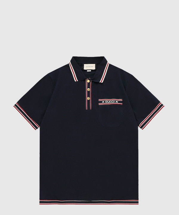 스트레치 비스코스 폴로 탑