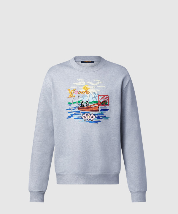 엠브로이더드 스웨트셔츠