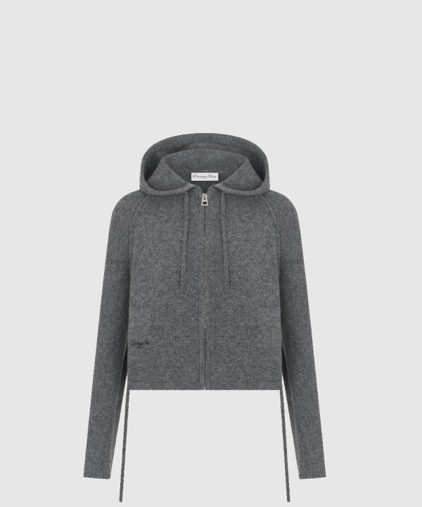 후드 지퍼 가디건