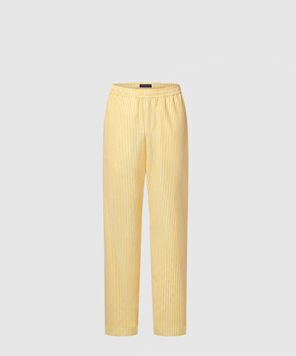 모노그램 스트라이프 드로스트링 팬츠