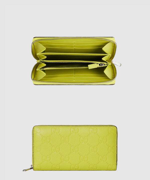 임프린트 집 어라운드 지갑 GG 가죽 835003