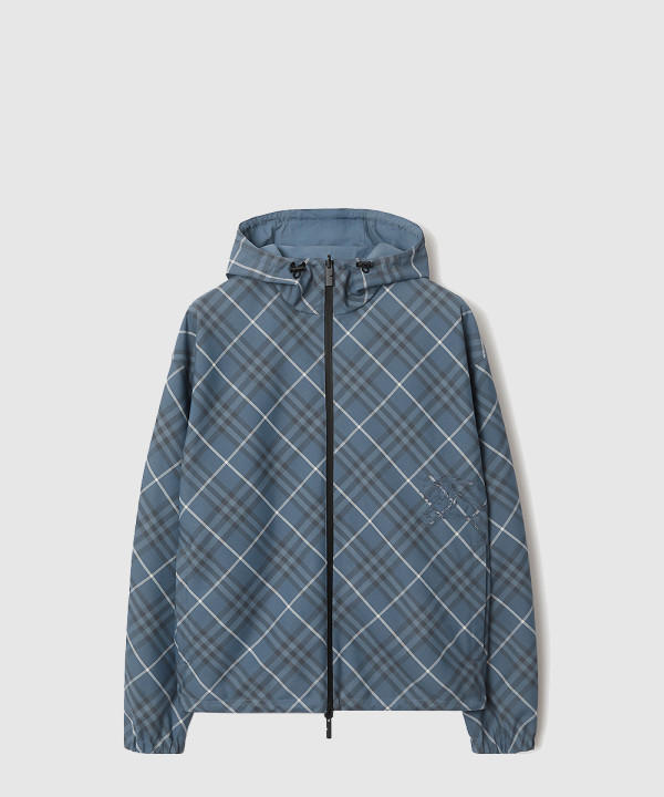 리버시블 체크 재킷