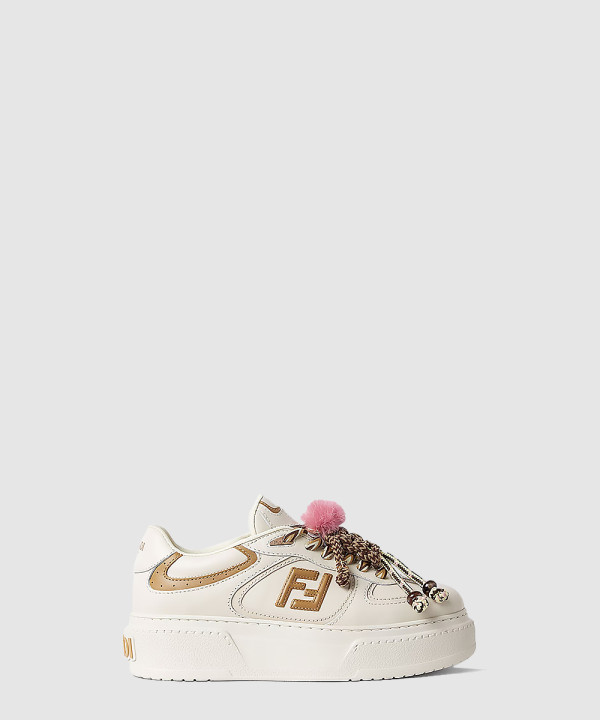 가죽 로우탑 플랫폼 참 슈즈 8E8721