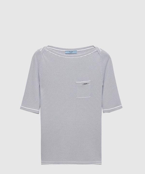 비스코스 보트넥 스웨터