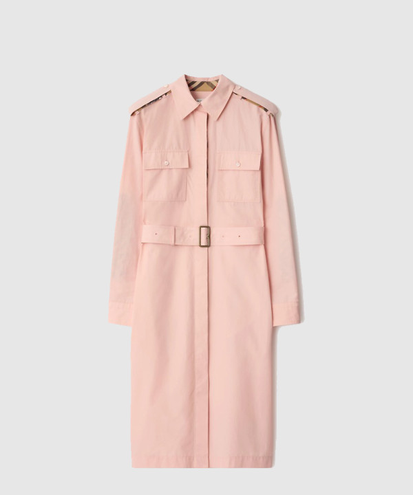 코튼 포플린 셔츠 드레스