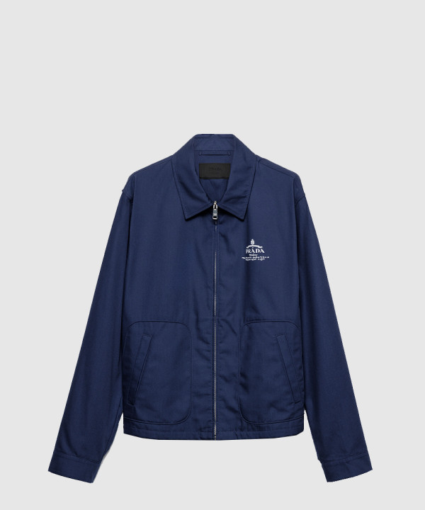 코튼 혼방 블루종 재킷