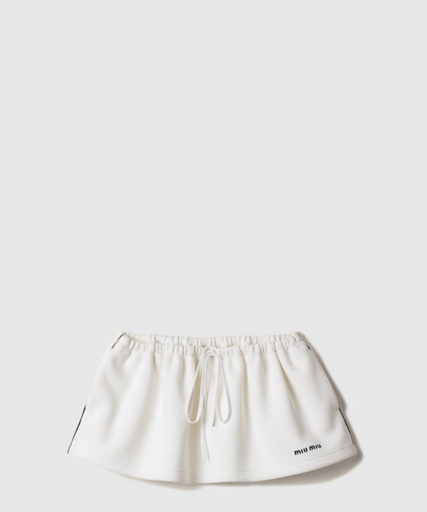 본디드 피케 및 테크니컬 저지 미니스커트