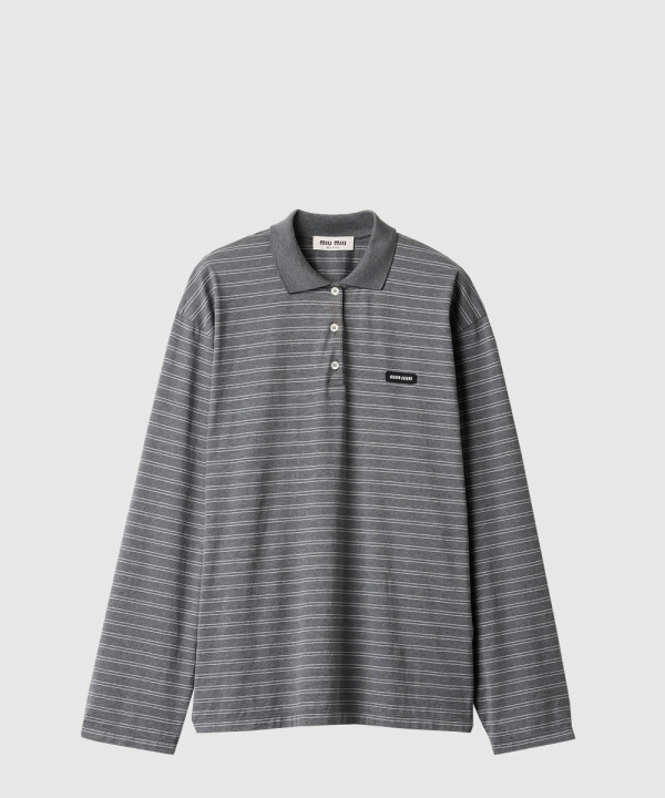 코튼 저지 폴로 셔츠