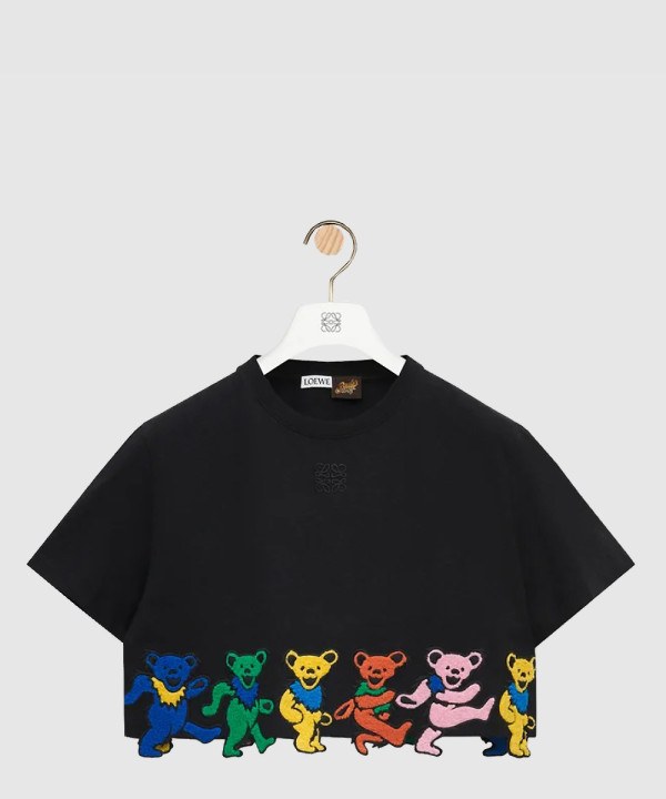 크롭 티셔츠 코튼