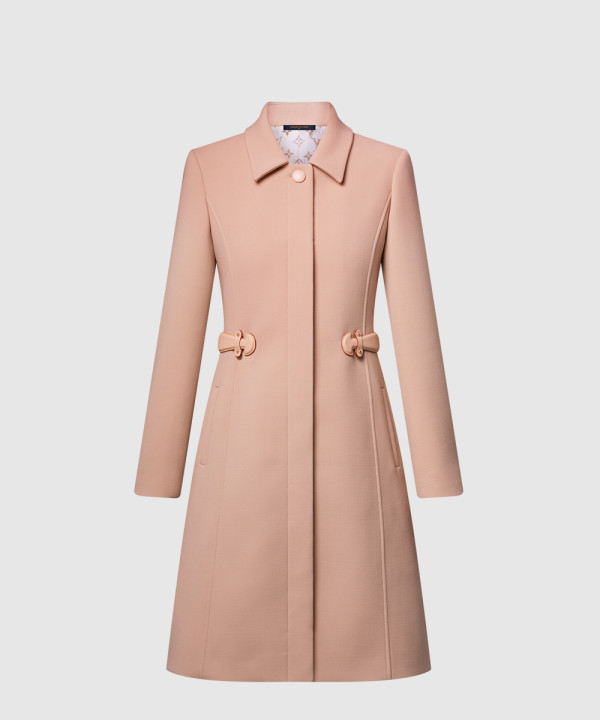 벨트 디테일 코트